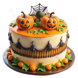 beautiful halloween cake isolated on white background 10788933.png!w700wp.png